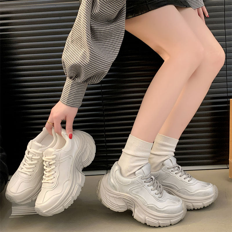 Damen Sneaker Sportlich Chunky Weite Sohle - BerlinGlamour