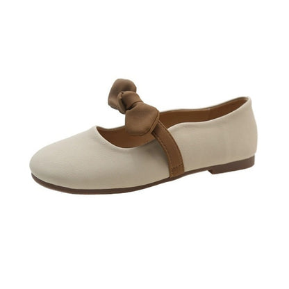 Damen Mokassins Bequem Schleifen Detail Modisch