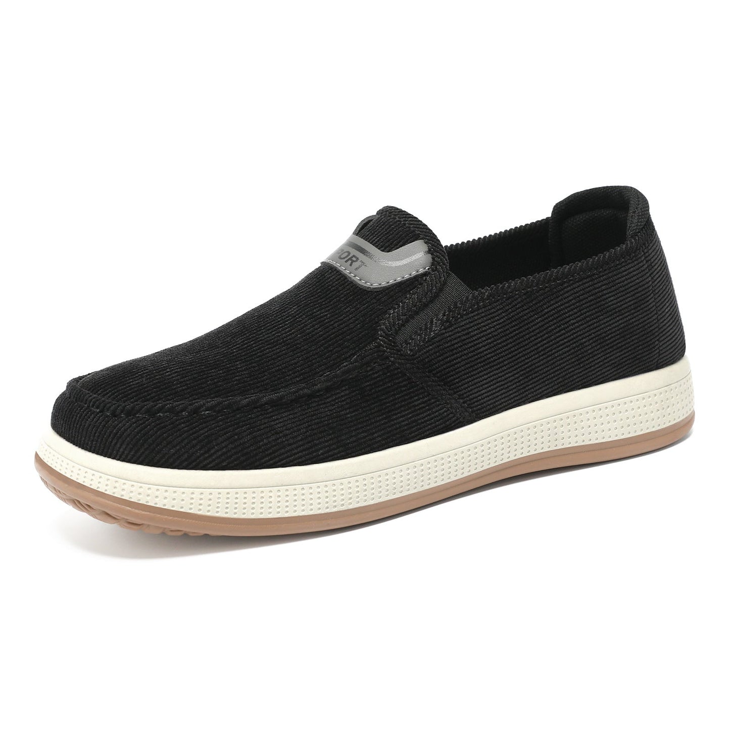 Damen Clogs Bequem Cordoptik Lässig