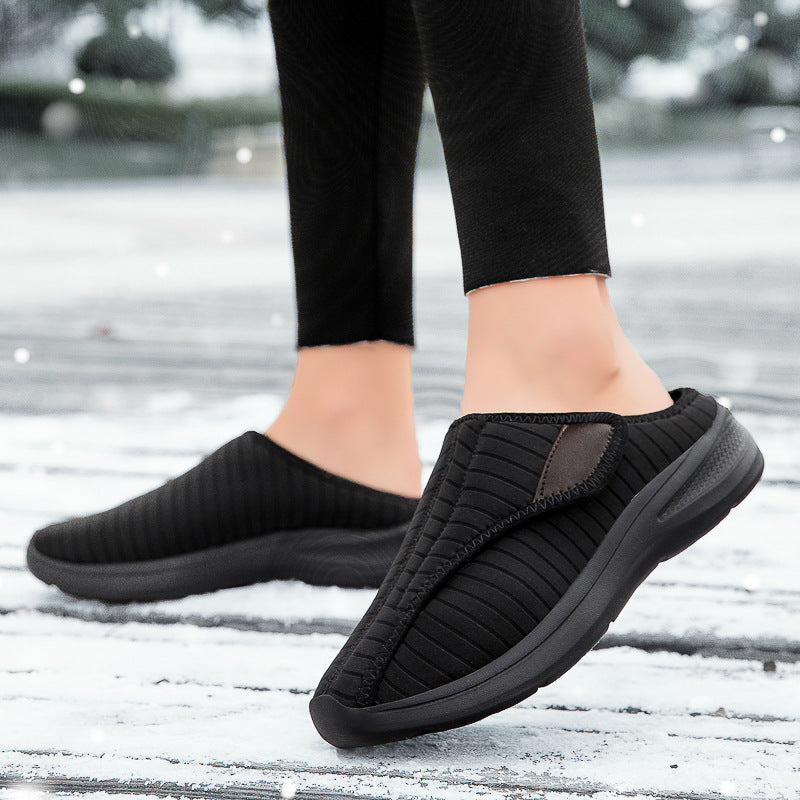 Damen Hausschuhe Bequem Slip-On Rutschfest Weich