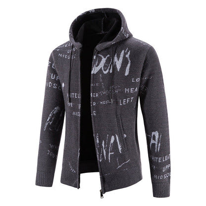 Herren Kapuzenjacke Modern mit coolen Prints