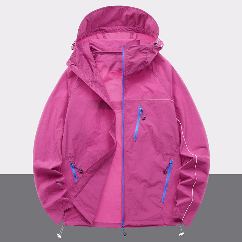 Herren Outdoor-Jacke wasserabweisend mit Reißverschlusstaschen - BerlinGlamour