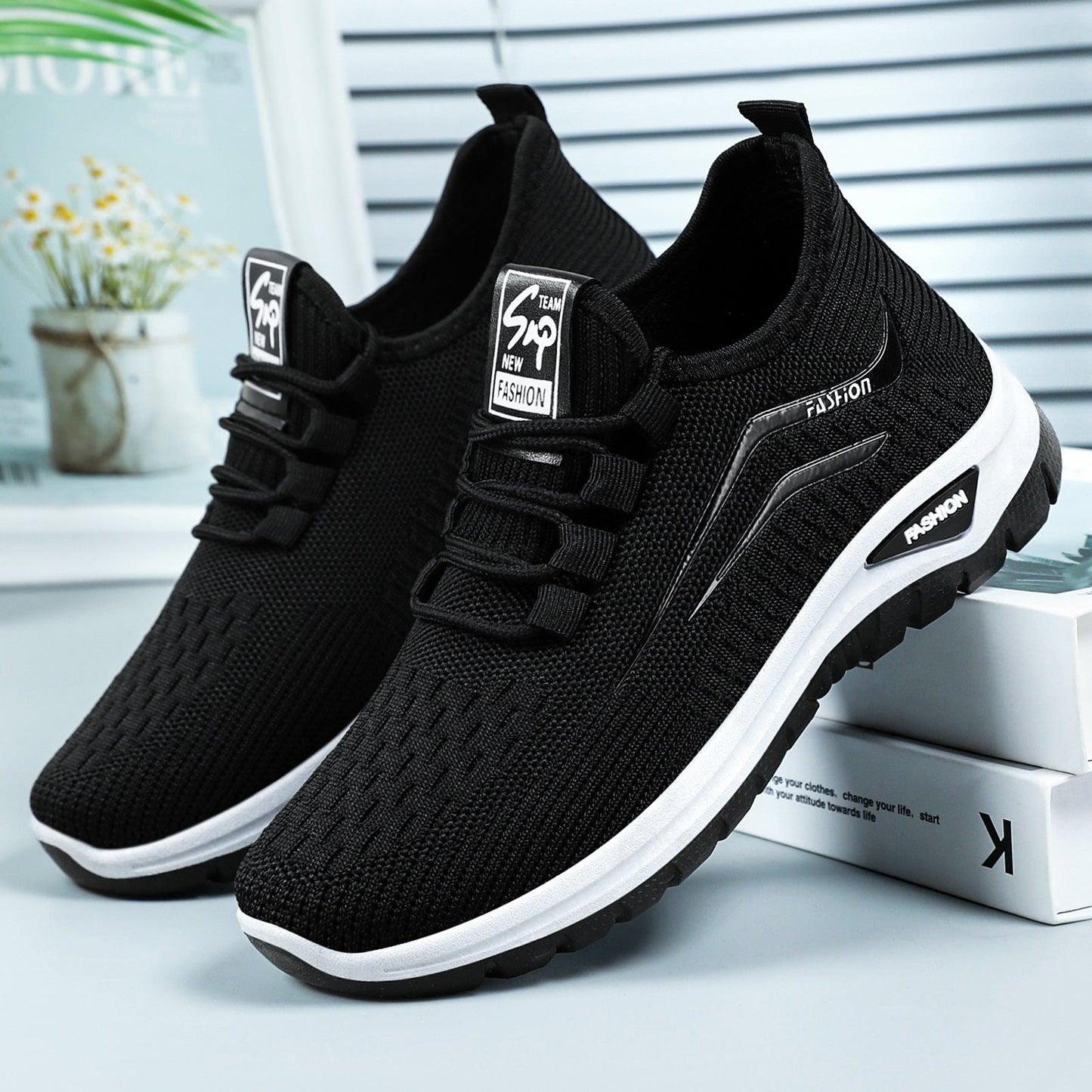 Damen Laufschuhe Atmungsaktiv Elastisch Komfortabel