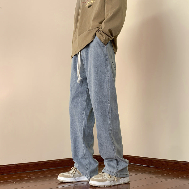 Herren Jeans Hose Bequem Elastisch Slim Fit