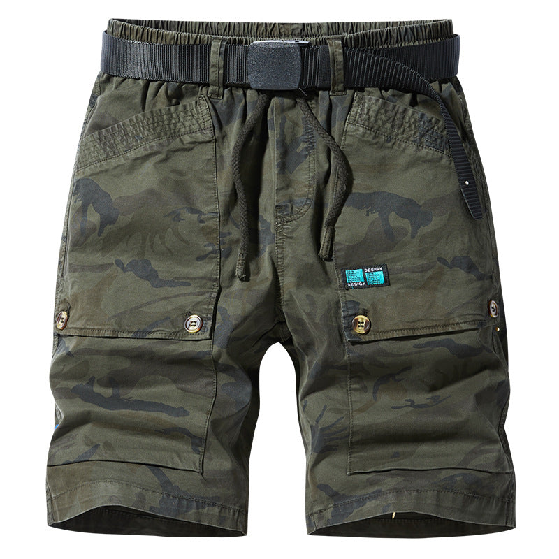 Herren Cargoshorts Elastisch Vieltaschen Bequem