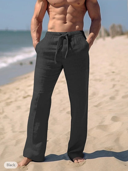 Bequeme Herren Leinenhose Sommerlich Elegant