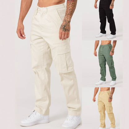 Herren Cargo-Hose Praktisch Vieltaschen Bequem - BerlinGlamour