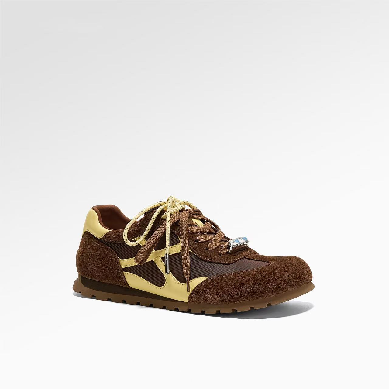Damen Sneaker Sportlich Atmungsaktiv Metallic Glanz - BerlinGlamour