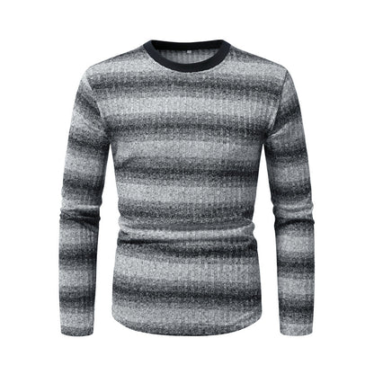 Herren Langarmshirt Modernes Strukturmuster Berlin Style