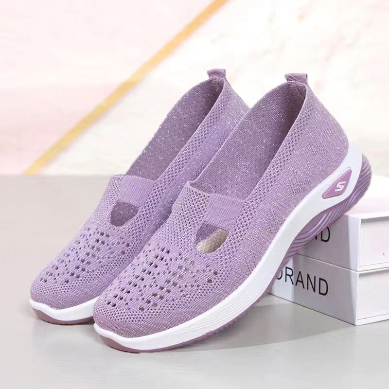 Damen Sneaker Slip-On atmungsaktiv flexibel