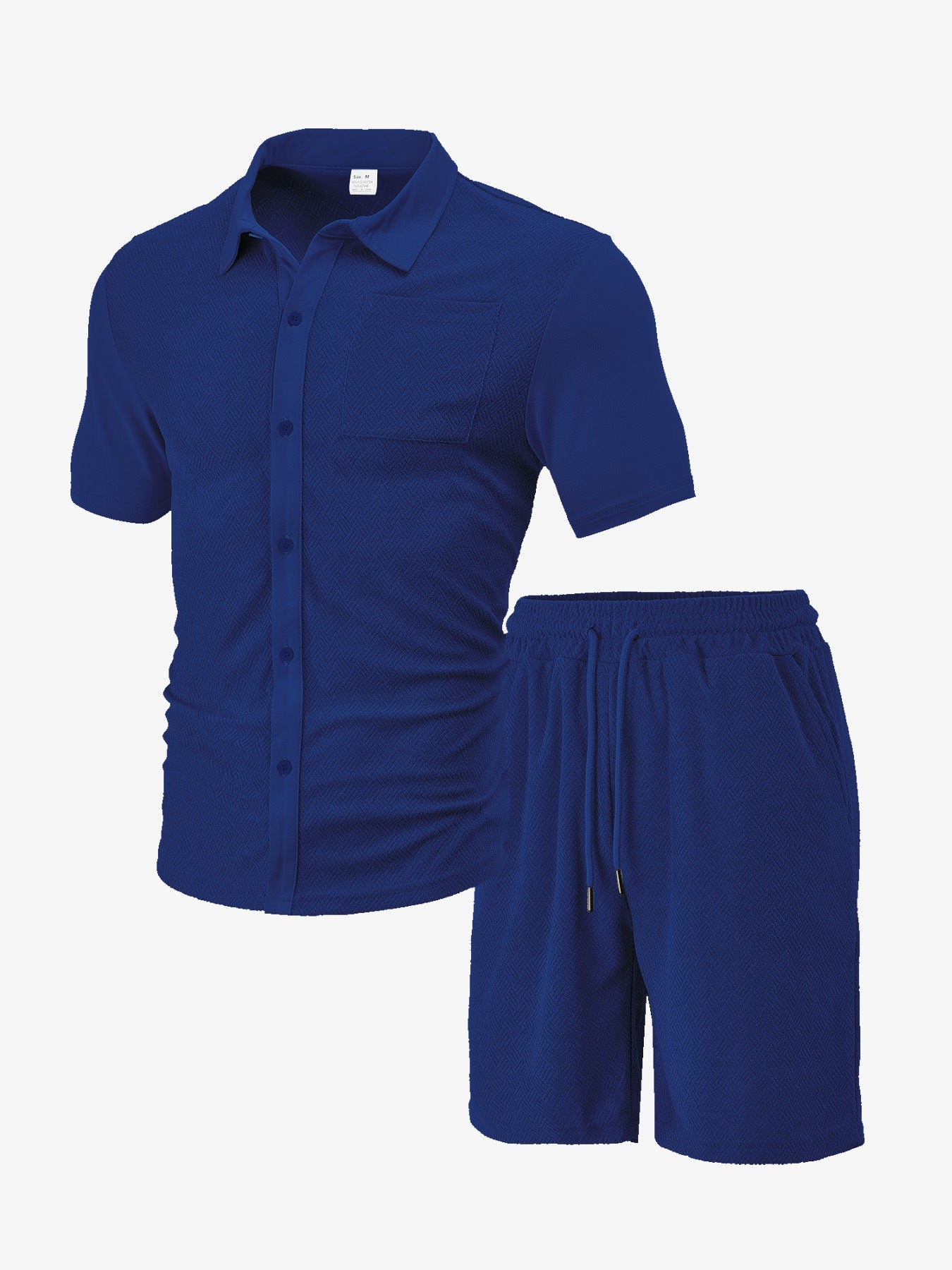 Herren Sportshirt und Shorts Set Atmungsaktiv Freizeit