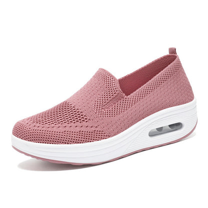 Damen Sneaker Bequem Slip On Weich