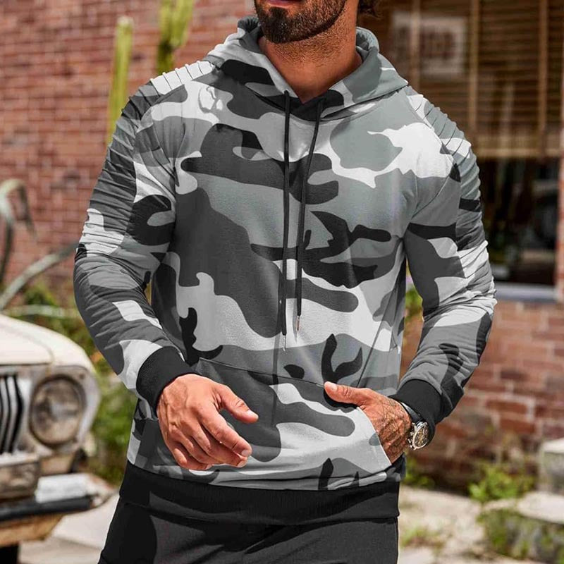 Herren Sport Hoodie Funktionell atmungsaktiv Modern - BerlinGlamour