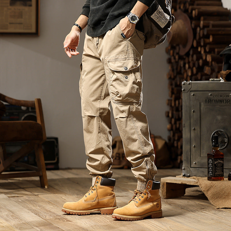 Herren Cargo-Hose Vielseitig Gepolstert Elastisch