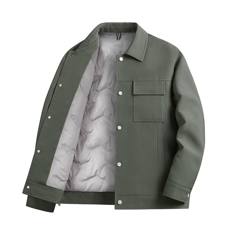 Herren Overshirt Jacke Modern mit Taschen Praktisch - BerlinGlamour