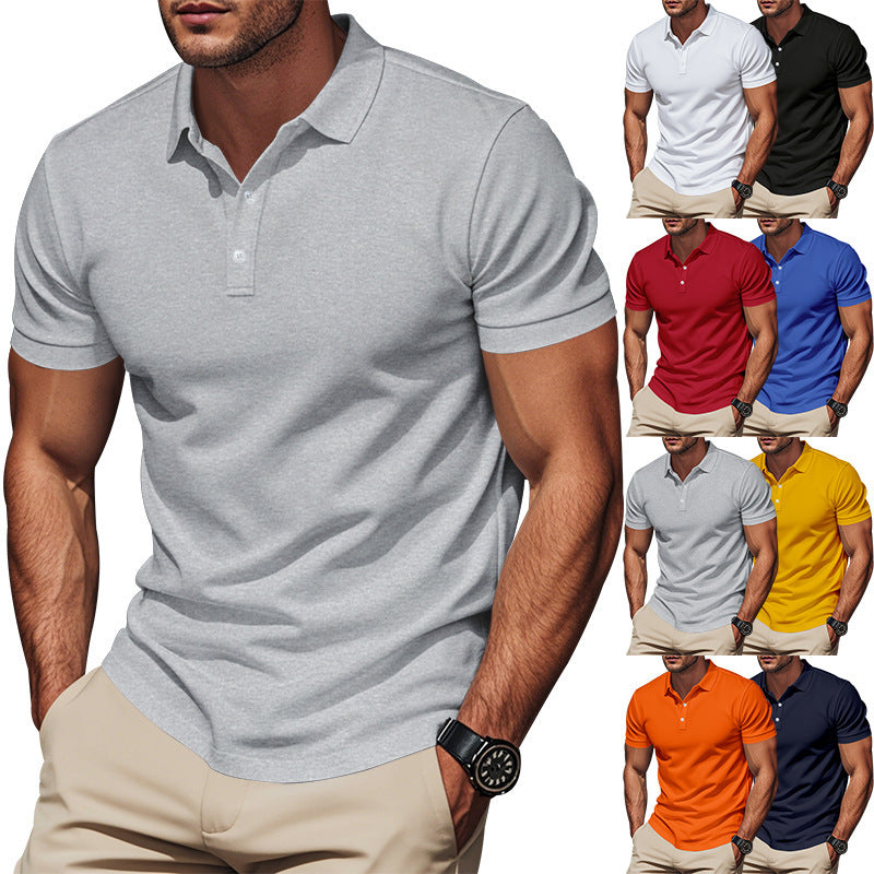 Herren Poloshirt atmungsaktiv mit Struktur Optik - BerlinGlamour