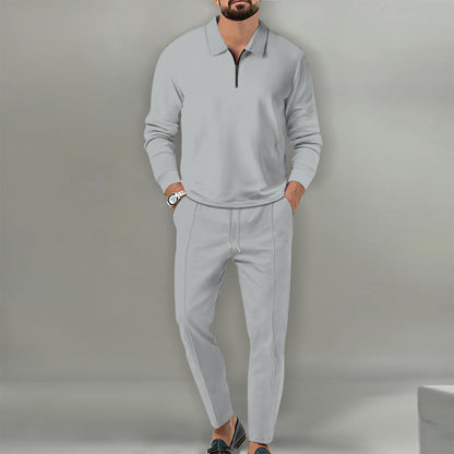 Herren Sportanzug Jogginghose Pullover Set Modern