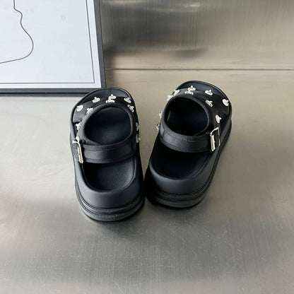 Damen Sandalen Luxus Modisch mit Verzierungen