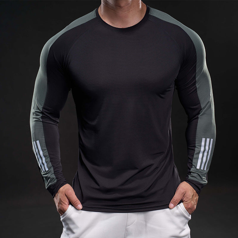 Herren Longsleeve Funktionsshirt Sportlich Modern