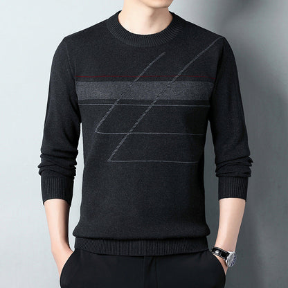 Herren Strickpullover Modern Grafisches Muster