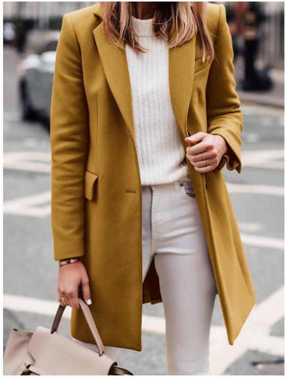 Eleganter Damen Langblazer Modern