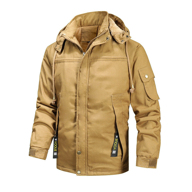 Herren Winterjacke Warm Wasserdicht Modern