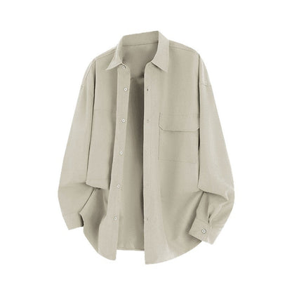 Herren Overshirt Lässig mit Taschen Freizeitstyle
