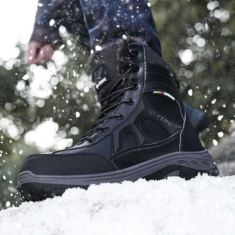 Wanderschuhe Damen Winter Warm Isolierend Rutschfest