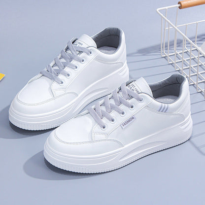 Damen Sneaker Bequem Sportlich Dicke Sohle Plattform Schuhe