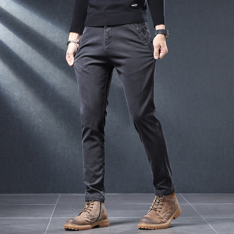 Schmale Herrenhose Chinostil Slim Fit
