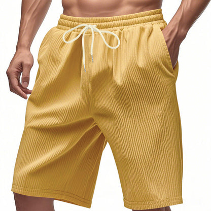 Herren Shorts Bequem Elastisch Mit Seitentaschen