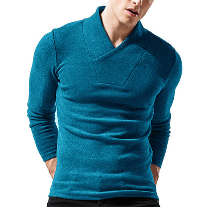 Herren Pullover Stehkragen Modern Trendy