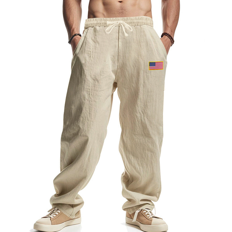 Herren Freizeithose Bequem Elastisch Mit Taschen