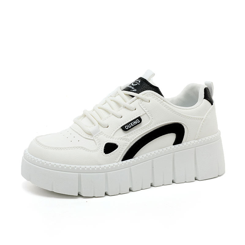Damen Sneaker Plateau Sportlich Komfortabel Mit Dämpfung