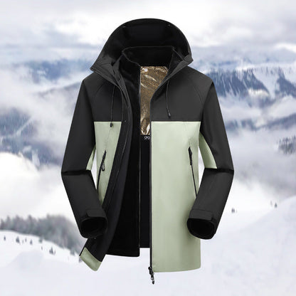 Herren Outdoor Jacke Winddicht Wasserabweisend Funktionstasche