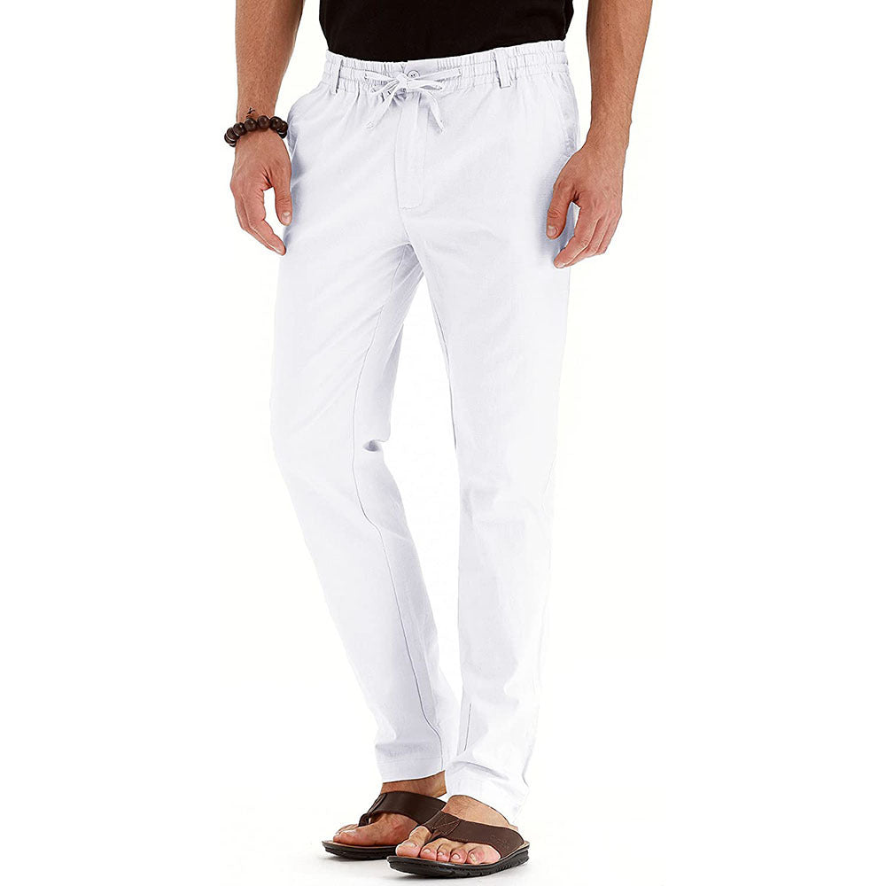 Herren Sommerhose Leichte Freizeithose Bequem