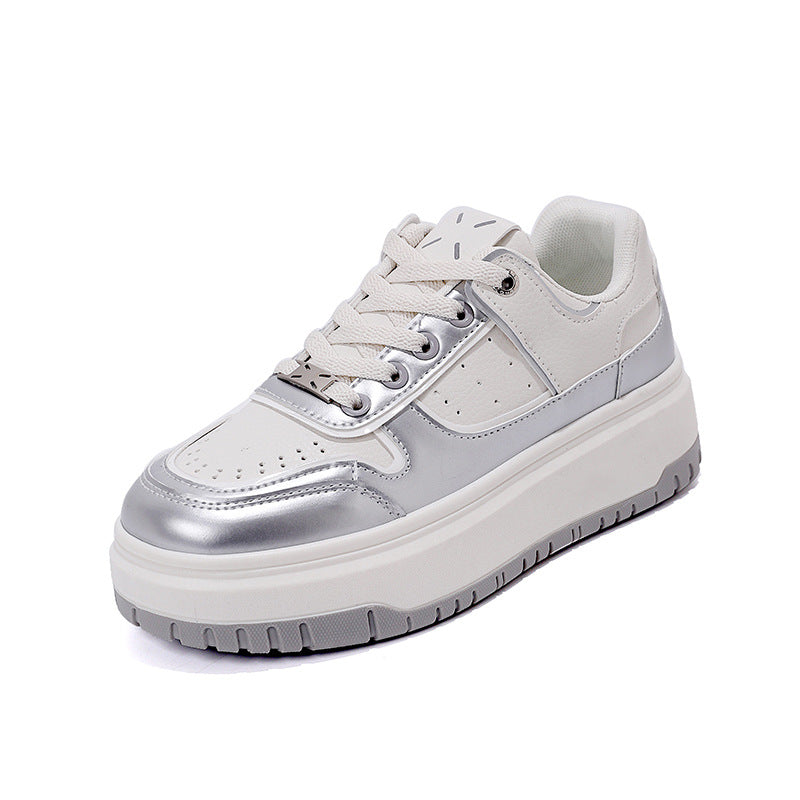 Damen Sneaker HochPlateau Atmungsaktiv Modisch