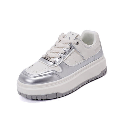 Damen Sneaker HochPlateau Atmungsaktiv Modisch