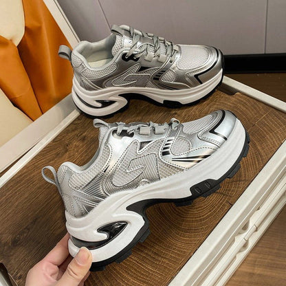 Damen Sneaker Sportlich Leicht Laufschuhe