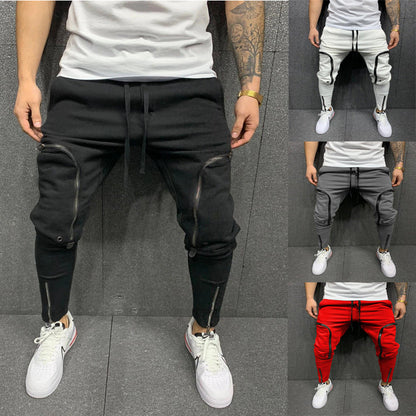 Moderner Herren Jogginghose mit Reißverschluss Detail - BerlinGlamour