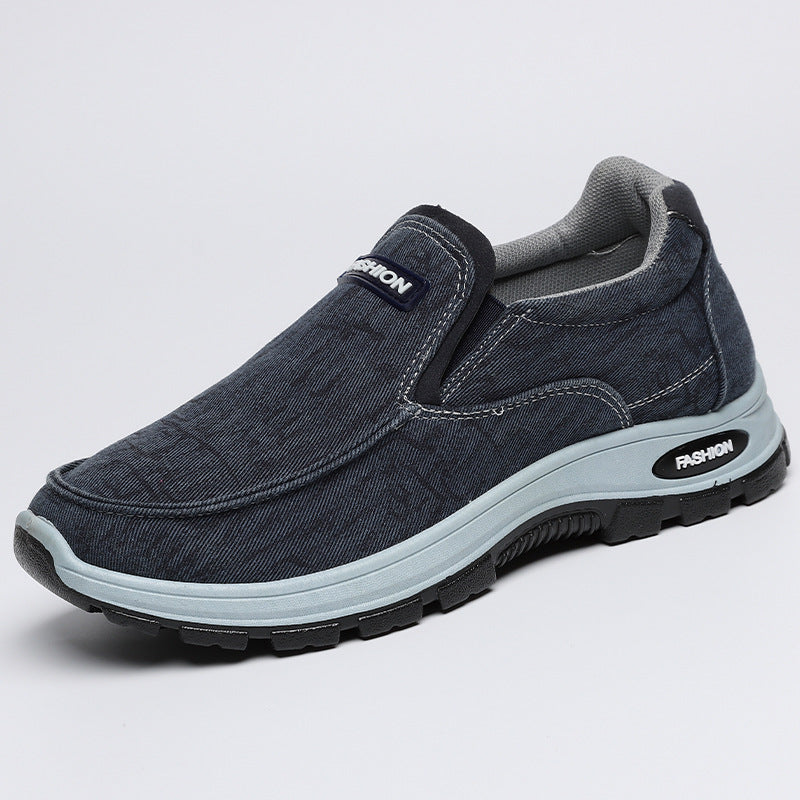 Damen Sneaker Slip-On Bequem mit Dämpfung