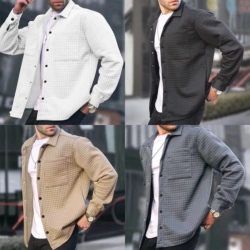 Herren Strickjacke Strukturiert Praktisch Mit Taschen - BerlinGlamour
