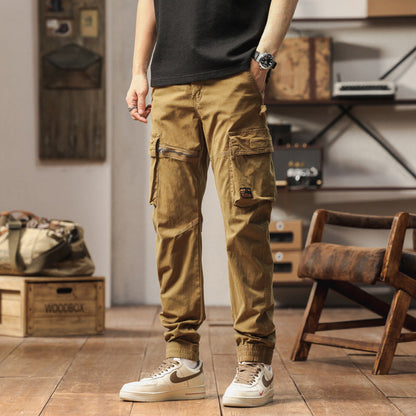 Herren Cargo-Hose Modern Freizeit Hose Bequem
