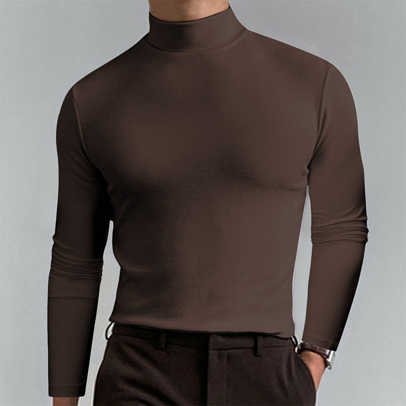 Herren Langarm T-Shirt Elegantes Casual Oberteil