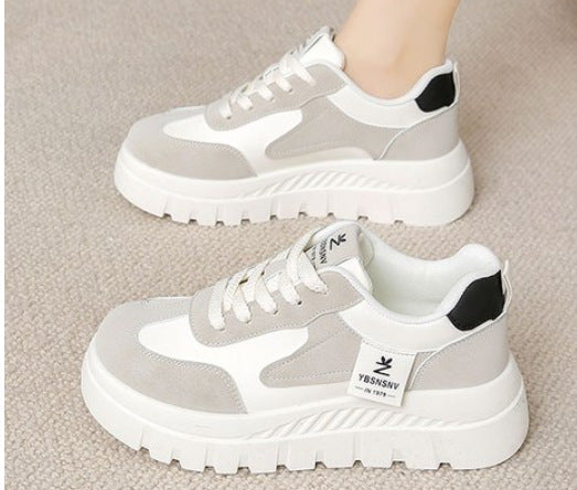 Damen Sneaker Plateau Sportlich Bequem Robust