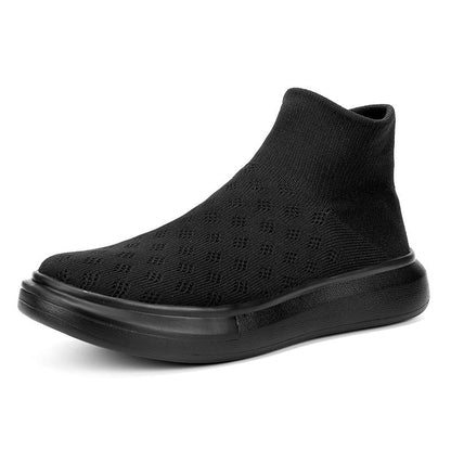 Damen Sneaker Strickschuhe Atmungsaktiv Flexibel