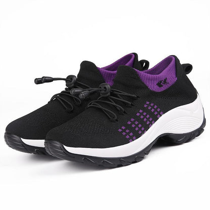 Damen Laufschuhe Atmungsaktiv mit Schnürsystem