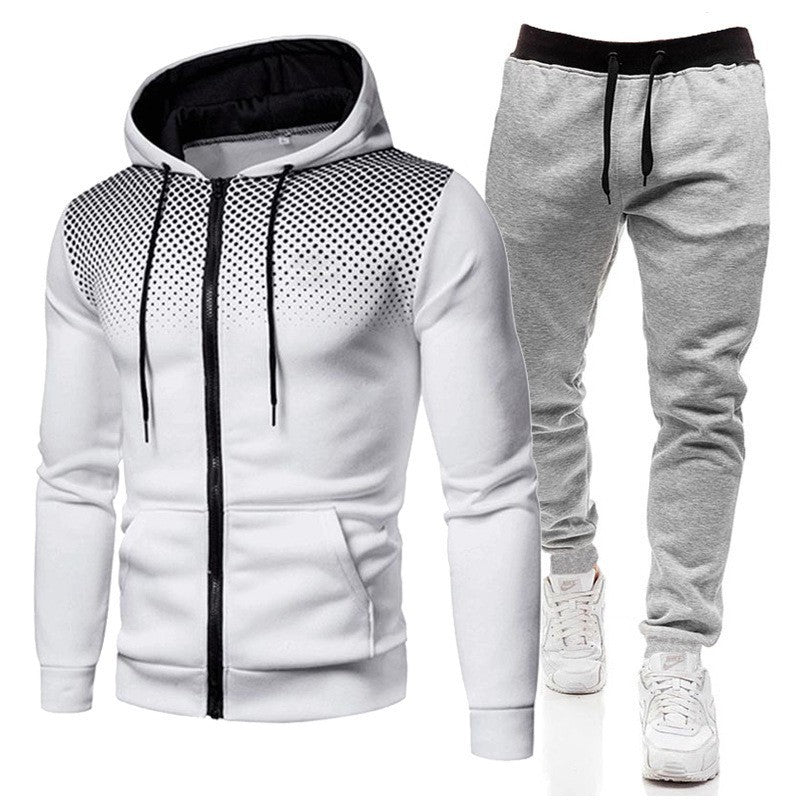 Trainingsanzug Herren Kapuze Sportlich Modern