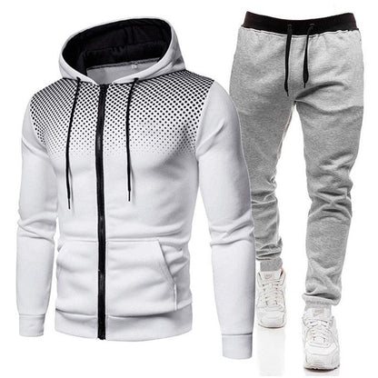 Trainingsanzug Herren Kapuze Sportlich Modern