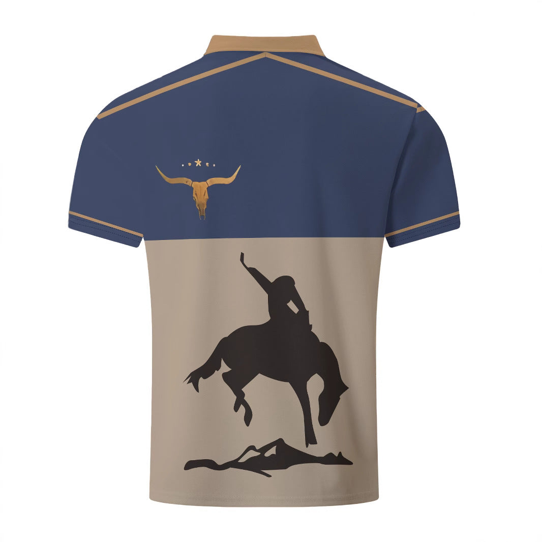 Herren Poloshirt Modern Berlin Motiv